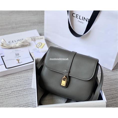 【哈極品】二手品《Celine 三拼色全皮手提包/冏包》 